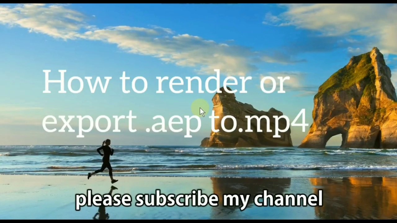 How To Export Aep To Mp4