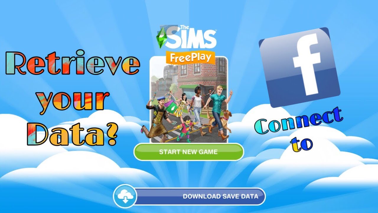How to Retrieve your data in Sims Freeplay+Connect your fb in Sim How To Connect Sims Freeplay To Facebook