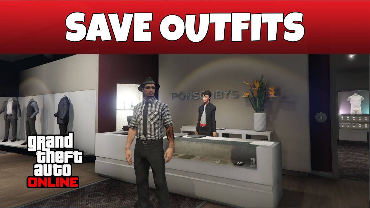 How to Save Outfits - GTA 5 Online - YouTube How To Save Outfits In Gta 5