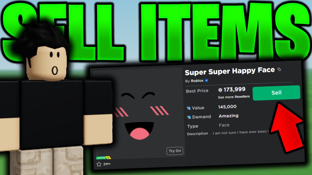 How To SELL ITEMS On Roblox! *EASY* - YouTube How To Sell An Item In Roblox