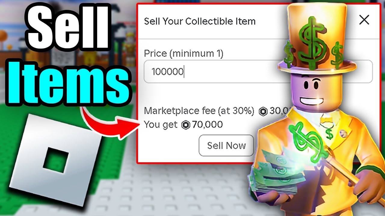 How To Sell An Item In Roblox