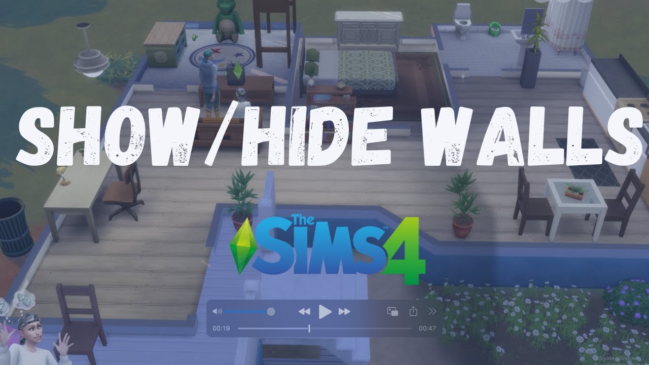 Sims 4 How To Show Walls