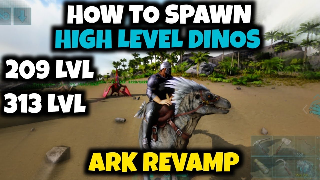 🔥 How to Spawn High-Level Dinos in Ark Mobile! (Level 200-300+) | Ark How To Summon High Level Dinos In Ark