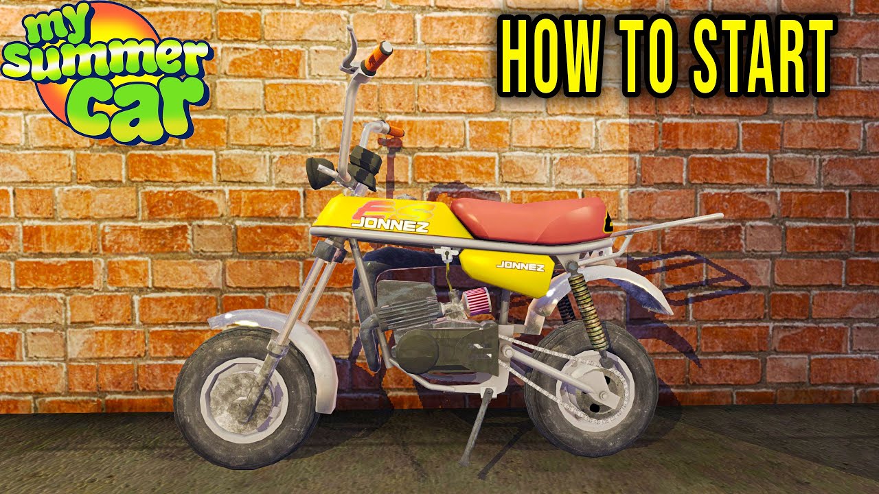 HOW TO START BIKE / MOPED / JONNEZ ES - My Summer Car Tips #14 | Radex My Summer Car How To Start Bike