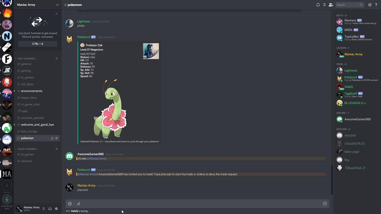 How To Trade With Pokecord On Discord (Pokemon) - YouTube How To Poke On Discord