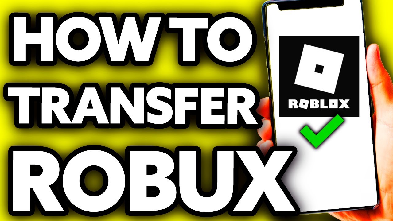 How To Transfer Robux To Another Player