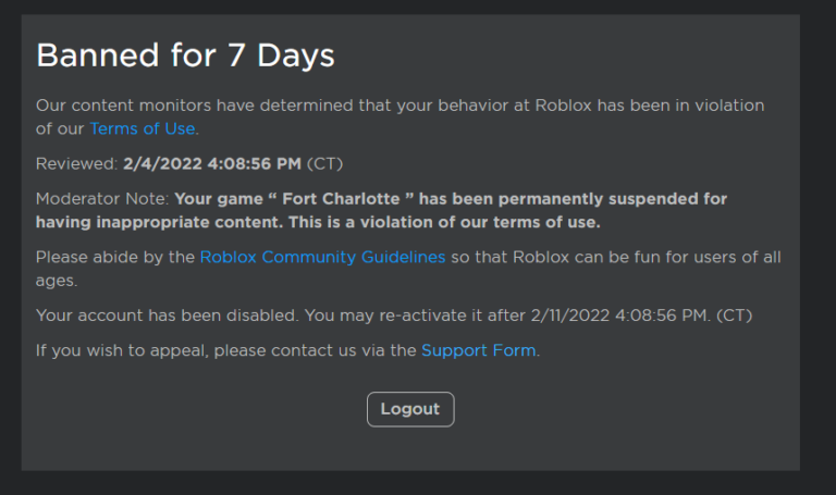 How To Unban Roblox In Easy & Working Steps In 2022 - 2023 I Got Banned From Roblox For 3 Days
