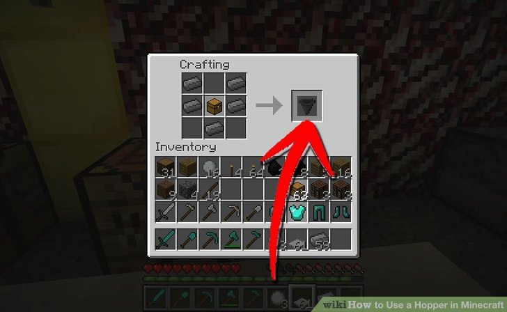 Jak Zrobic Hopper W Minecraft