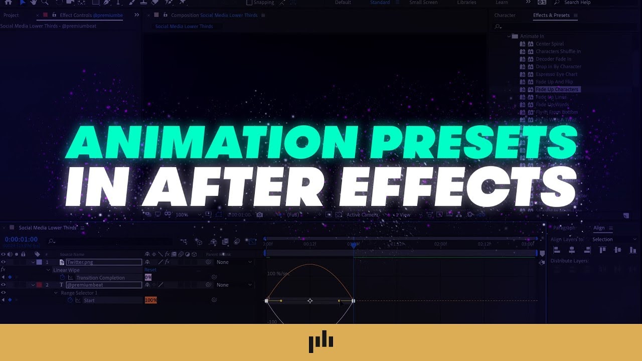 How To Use Animation Presets in After Effects | PremiumBeat.com - YouTube How To Make Presets In After Effects