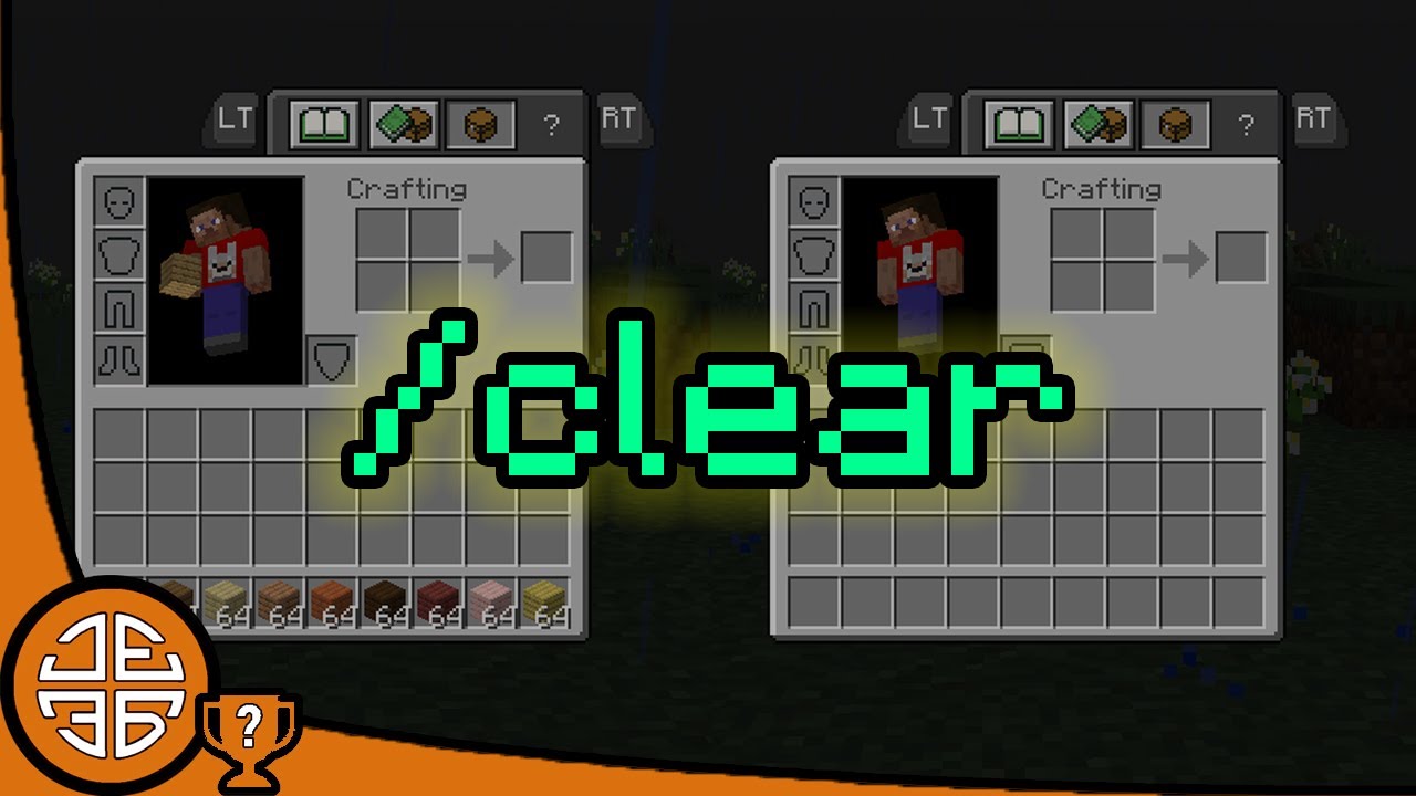 How To Use '/clear' Command In Minecraft Bedrock - YouTube How To Use The Clear Command In Minecraft