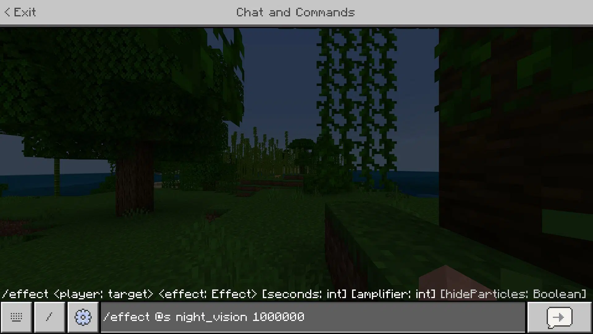 How to use infinite Night Vision command in Minecraft Minecraft Give Night Vision Command