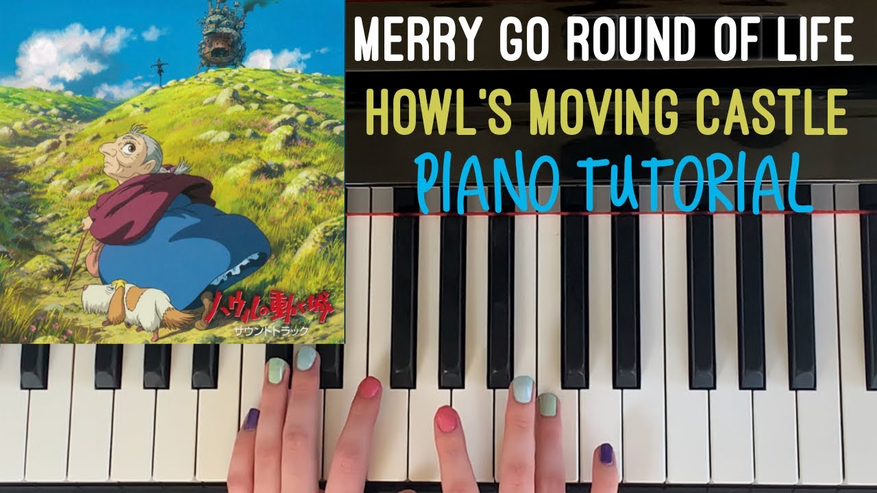 Howl’s Moving Castle Theme - Easy Piano Tutorial - YouTube Howls Moving Castle Theme Midi
