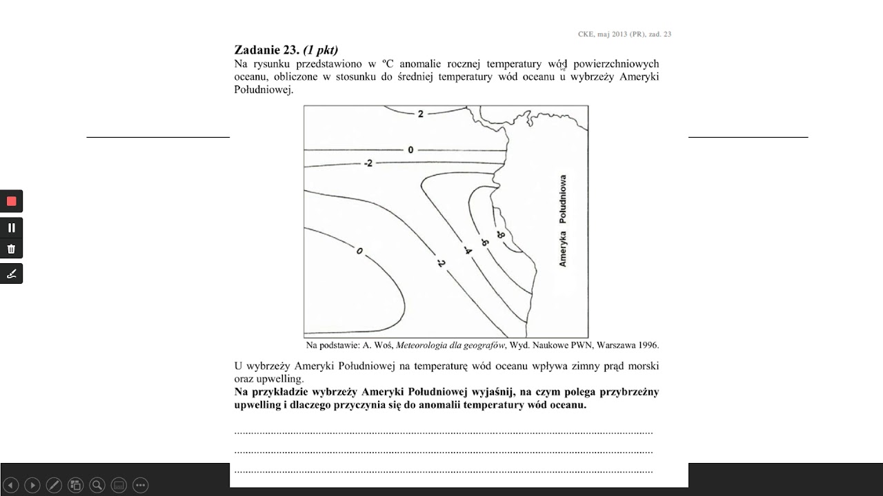 Hydrosfera Sprawdzian Odpowiedzi