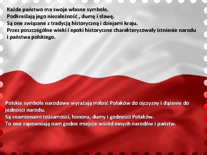 Hymn Polski Prezentacja dla klas 1 3 SP Hymn Polski Tekst Dla Dzieci