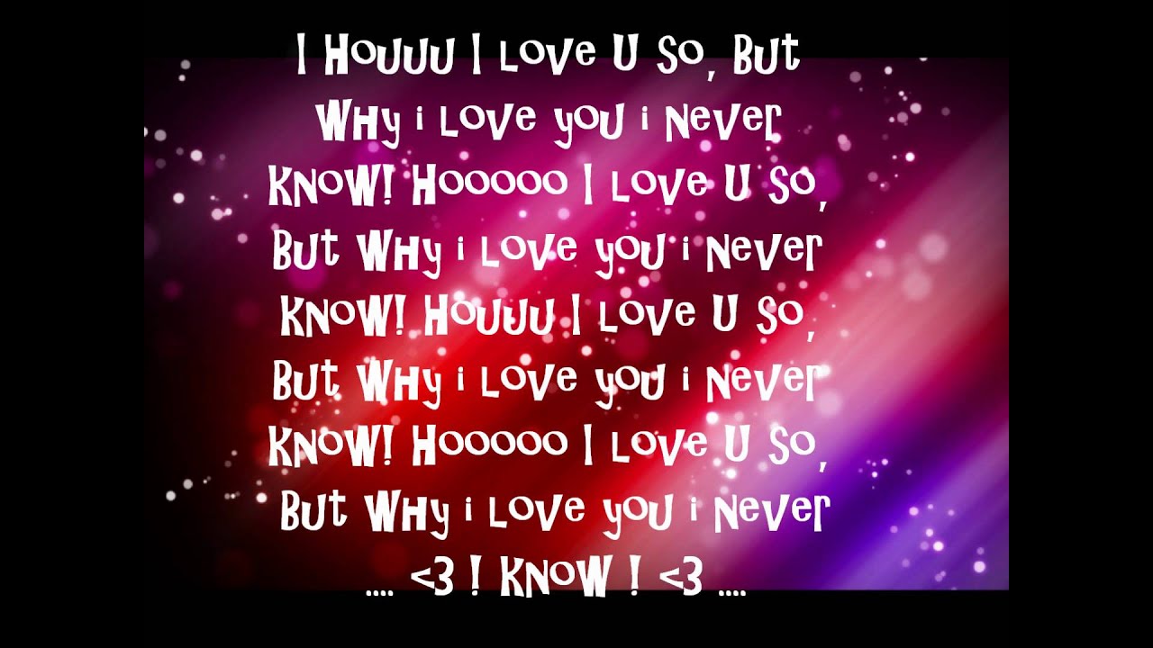 Piosenka I Love You So