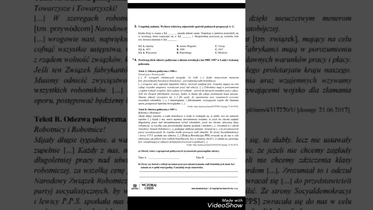 Sprawdzian Historia Klasa 7 Dzial 1 Nowa Era