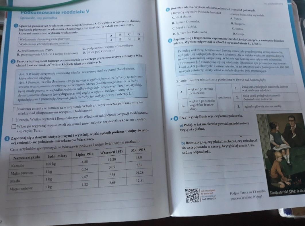 I Wojna Wiatowa Sprawdzian Klasa 7 Pdf Odpowiedzi - question Test Z Historii Klasa 7 Dzial 5