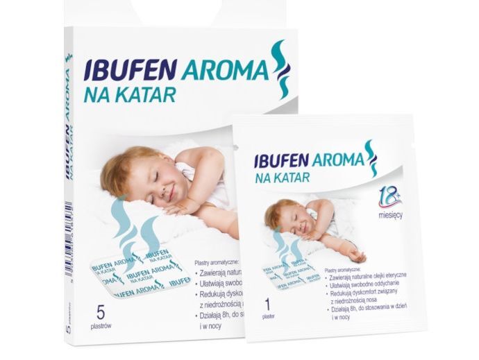 Ibufen Aroma plastry na katar 5 sztuk - Katar - Dziecko - KOBIETA I Plasterki Na Katar Dla Rocznego Dziecka