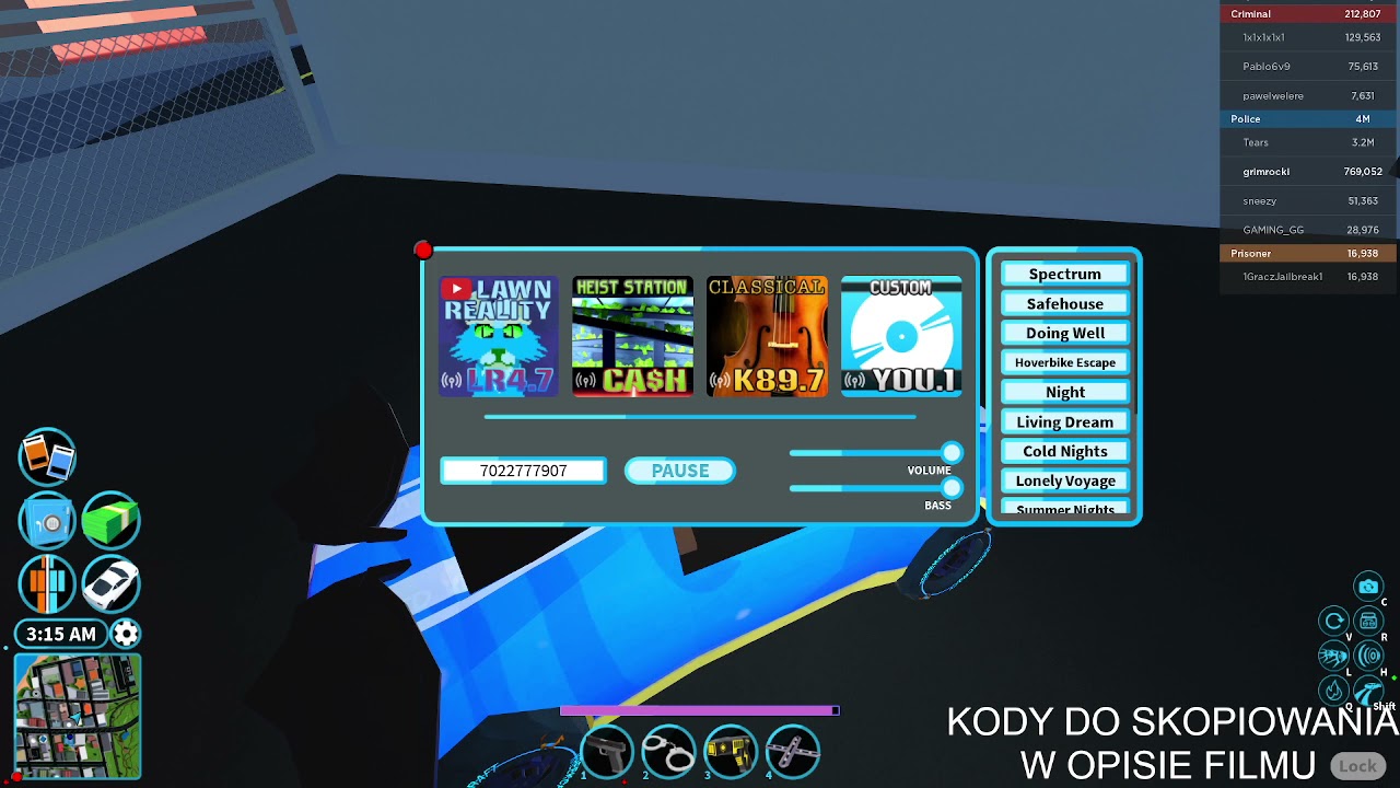 ID do piosenek EKIPY w roblox cz.2 (kody do radia) - YouTube Kody Do Radia W Roblox