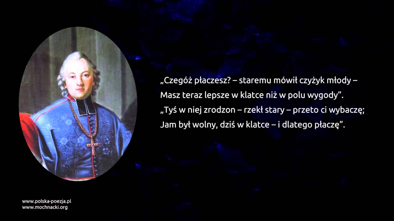 Ignacy Krasicki - Ptaszki w klatce - YouTube Ignacy Krasicki Ptaszki W Klatce
