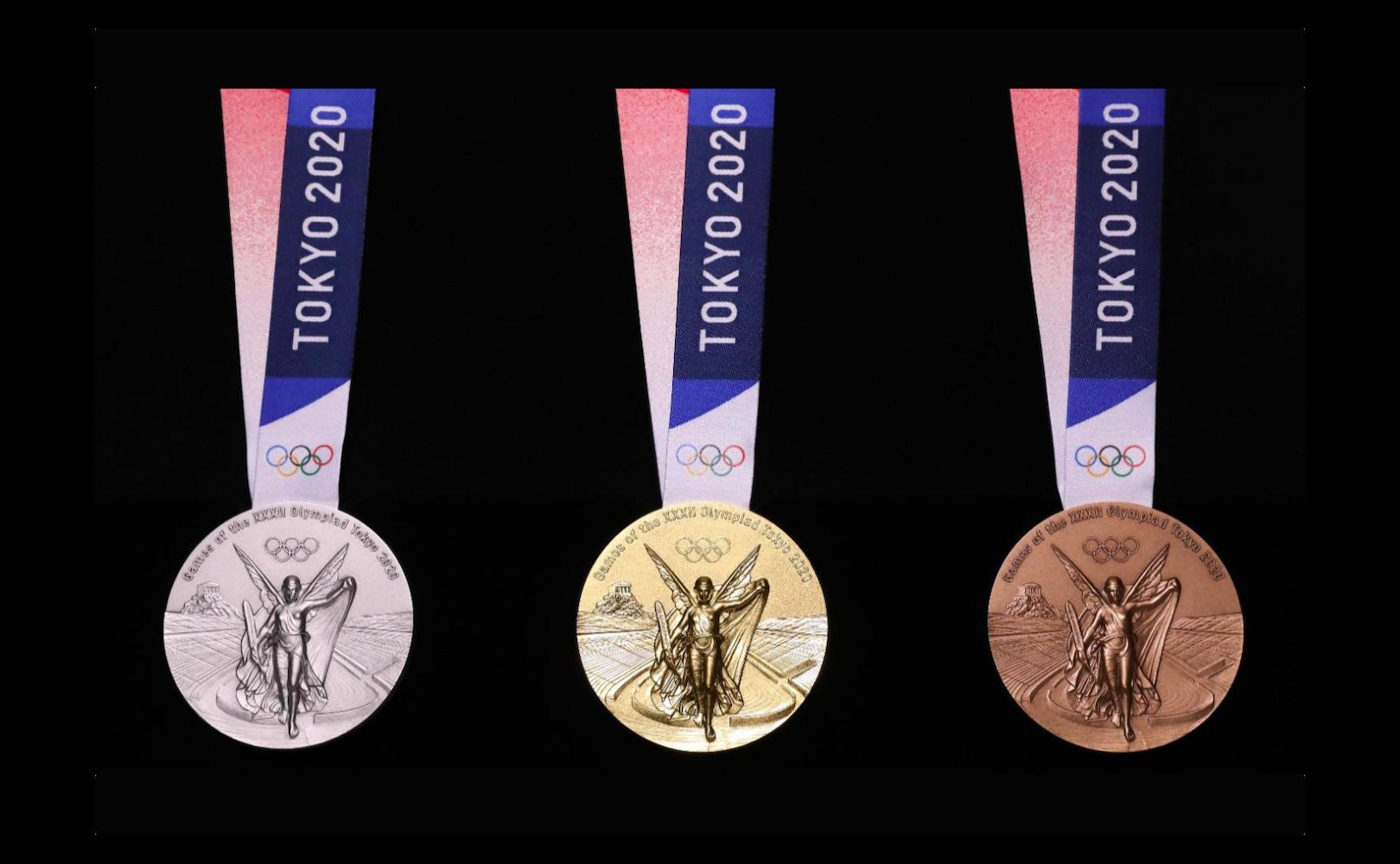 Igrzyska Tokio 2020 - (tak wyglądają) medale ze zużytych gadżetów Igrzyska Olimpijskie 2020 Medale