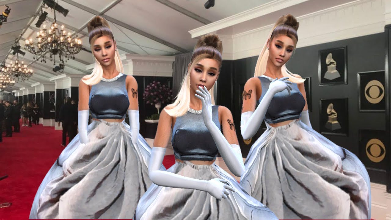 II Grammy Dress Ariana Grande The Sims 4 (cc links) - YouTube Ariana Grande Sims 4 Cc Armin Forever Grammy Awards
