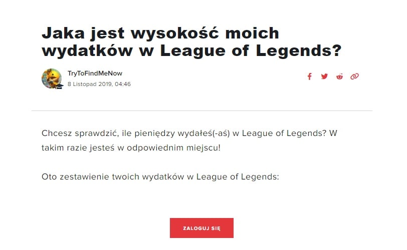 Jak Sprawdzic Ile Wydalem Na Lola