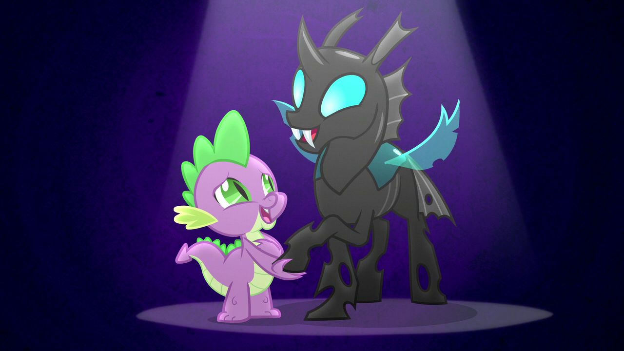 Image - Spike and Thorax best of friends S6E16.png | My Little Pony My Little Pony Spike And Thorax