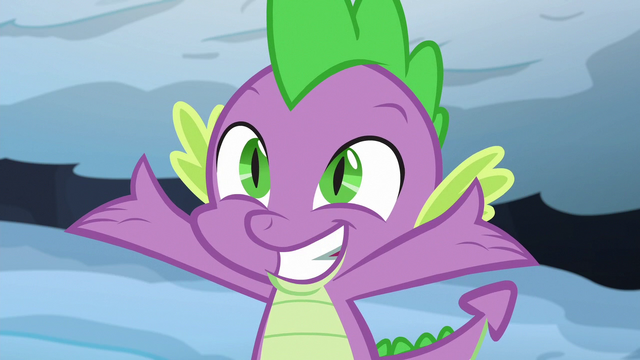 Image - Spike introduces himself to Thorax S6E16.png | My Little Pony My Little Pony Spike And Thorax