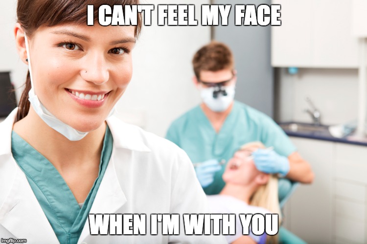 Image tagged in the weekend,can't feel my face,dentist - Imgflip I Can T Feel My Face Meme