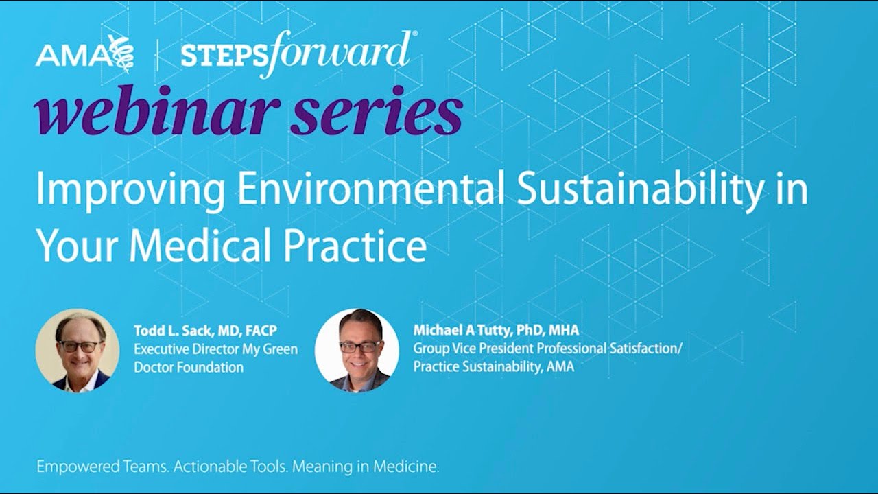 Improving Environmental Sustainability in Your Medical Practice - YouTube Annals Of Agricultural And Environmental Medicine