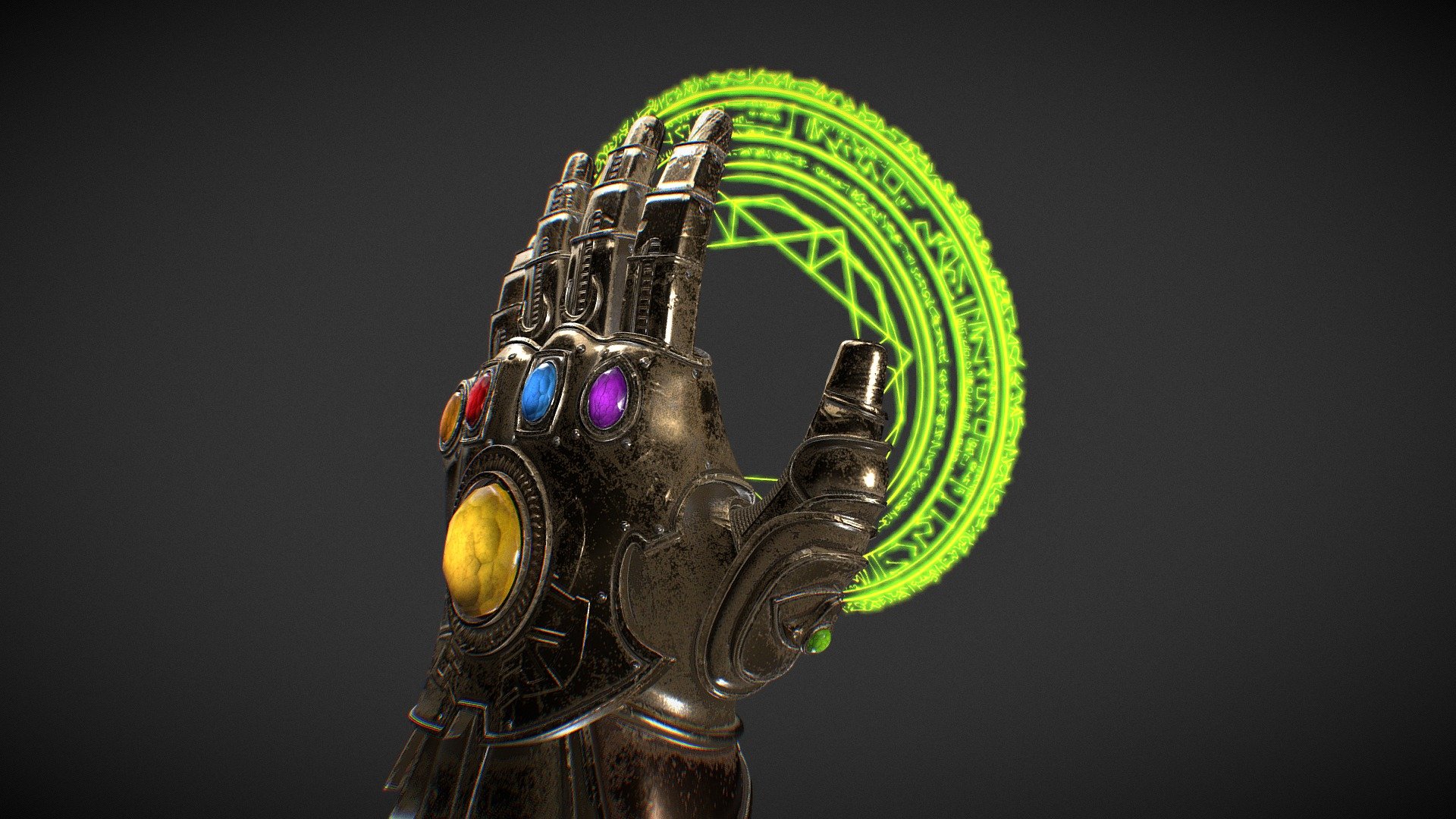 infinity gauntlet 3d model free Infinity Gauntlet 3d Print Model