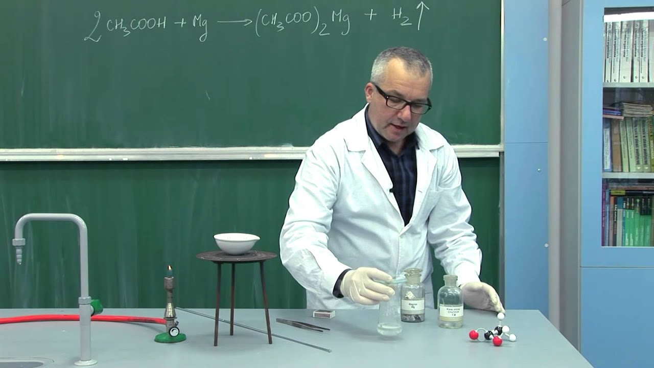 Reakcja Kwasu Octowego Z Magnezem