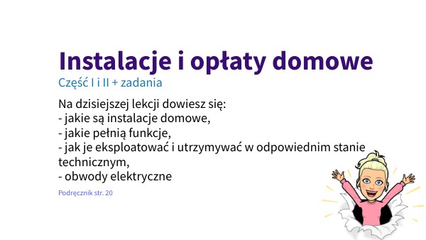 Sprawdzian Z Techniki Klasa 6 Instalacje Domowe