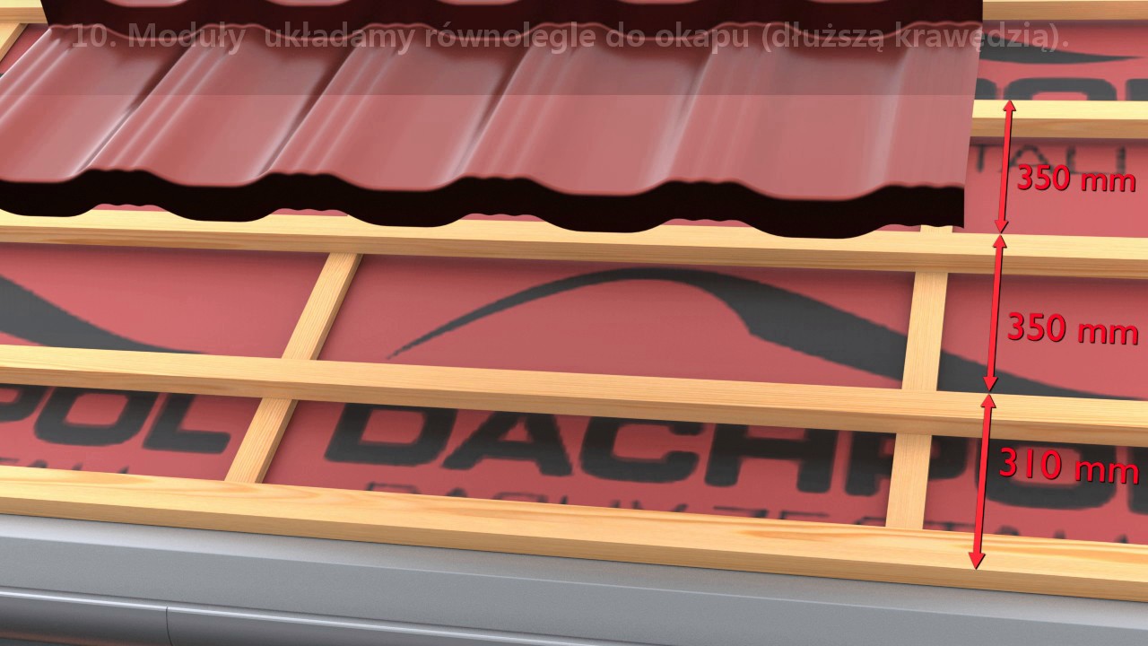 Rozstaw łat Pod Blachę Na Rąbek