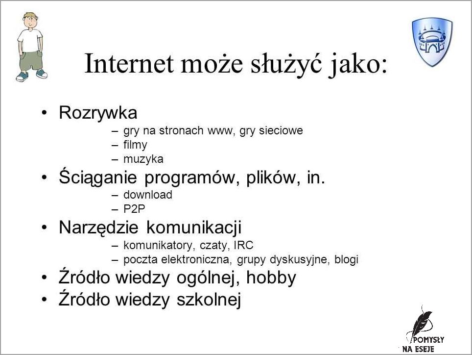 Internet - szansa czy zagrożenie. Rozprawka na temat wpływu internetu Internet Dobrodziejstwo Czy Zagrożenie Rozprawka