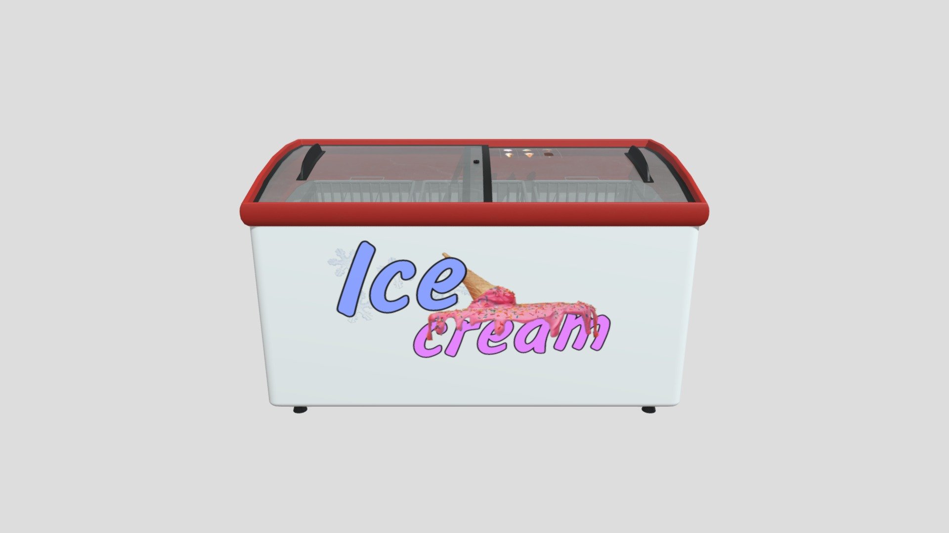 Ise cream refrigerator - Download Free 3D model by Kirill (@Kirillwq Inżynieria Oprogramowania W Ujęciu Obiektowym