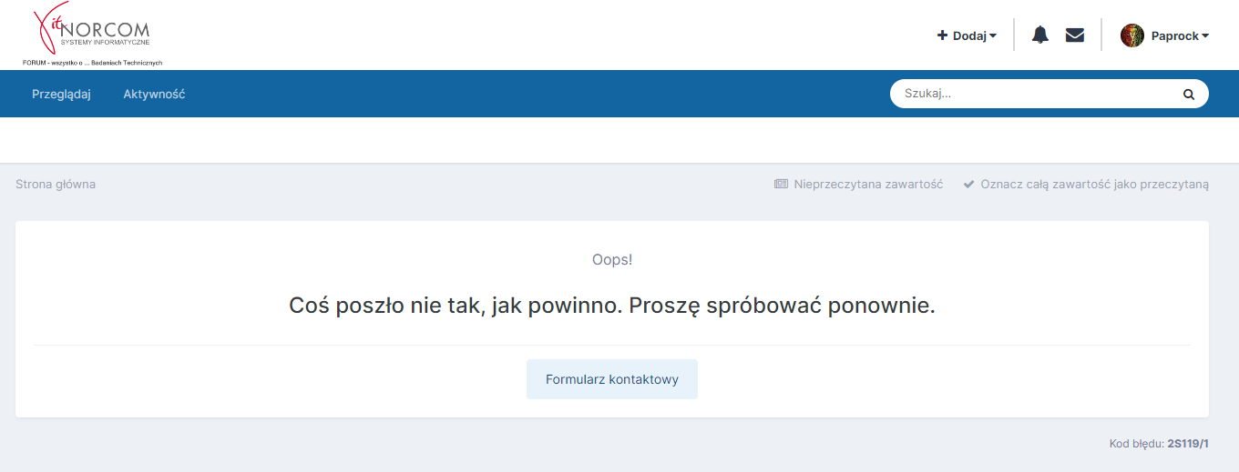 IT.NORCOM [FORUM] Snapchat Niestety Coś Poszło Nie Tak
