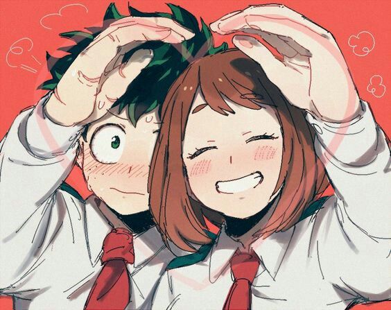 Boku No Hero Academia Izuku X Ochako