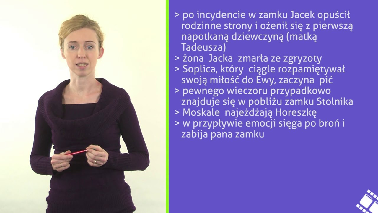 Jacek Soplica - charakterystyka postaci - YouTube Dzieje Jacka Soplicy W Punktach