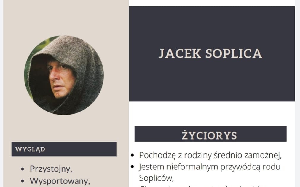 Jacek Soplica Jako Bohater Romantyczny