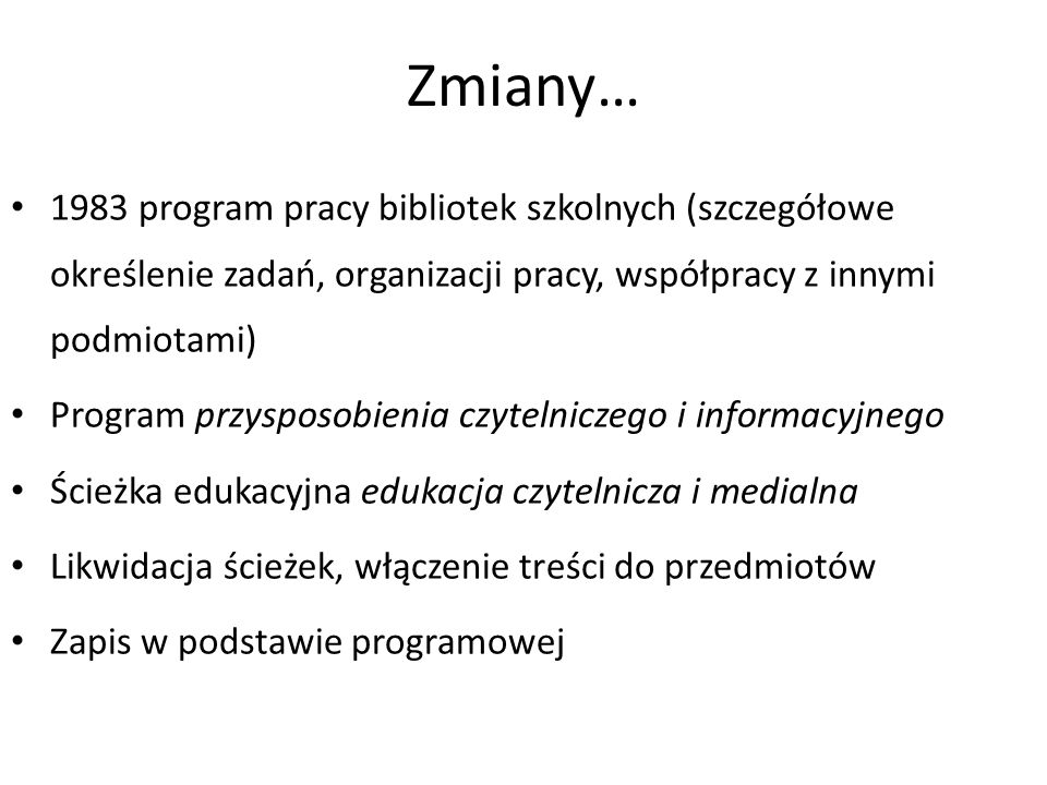 Edukacja Czytelnicza I Medialna W Nowej Podstawie Programowej