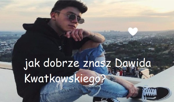 Jak dobrze znasz Dawida Kwiatkowskiego ? (2020) | sameQuizy Samequizy Jak Dobrze Znasz Dawida Kwiatkowskiego