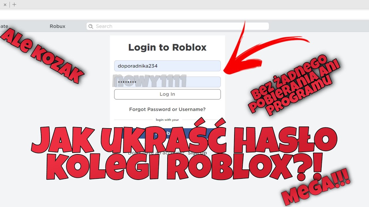 Jak Hakowac Konta W Roblox