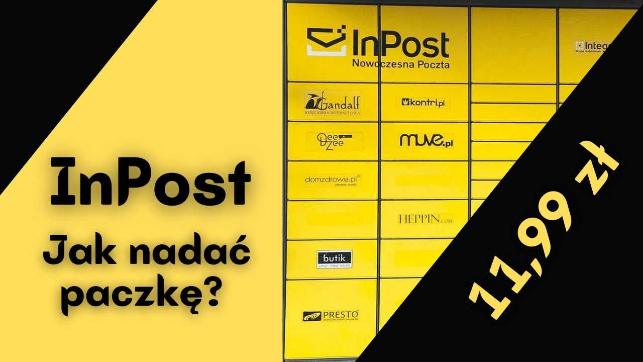 Jak nadać paczkę w paczkomacie? | InPost - YouTube Jak Wyslac Paczke Vinted Inpost