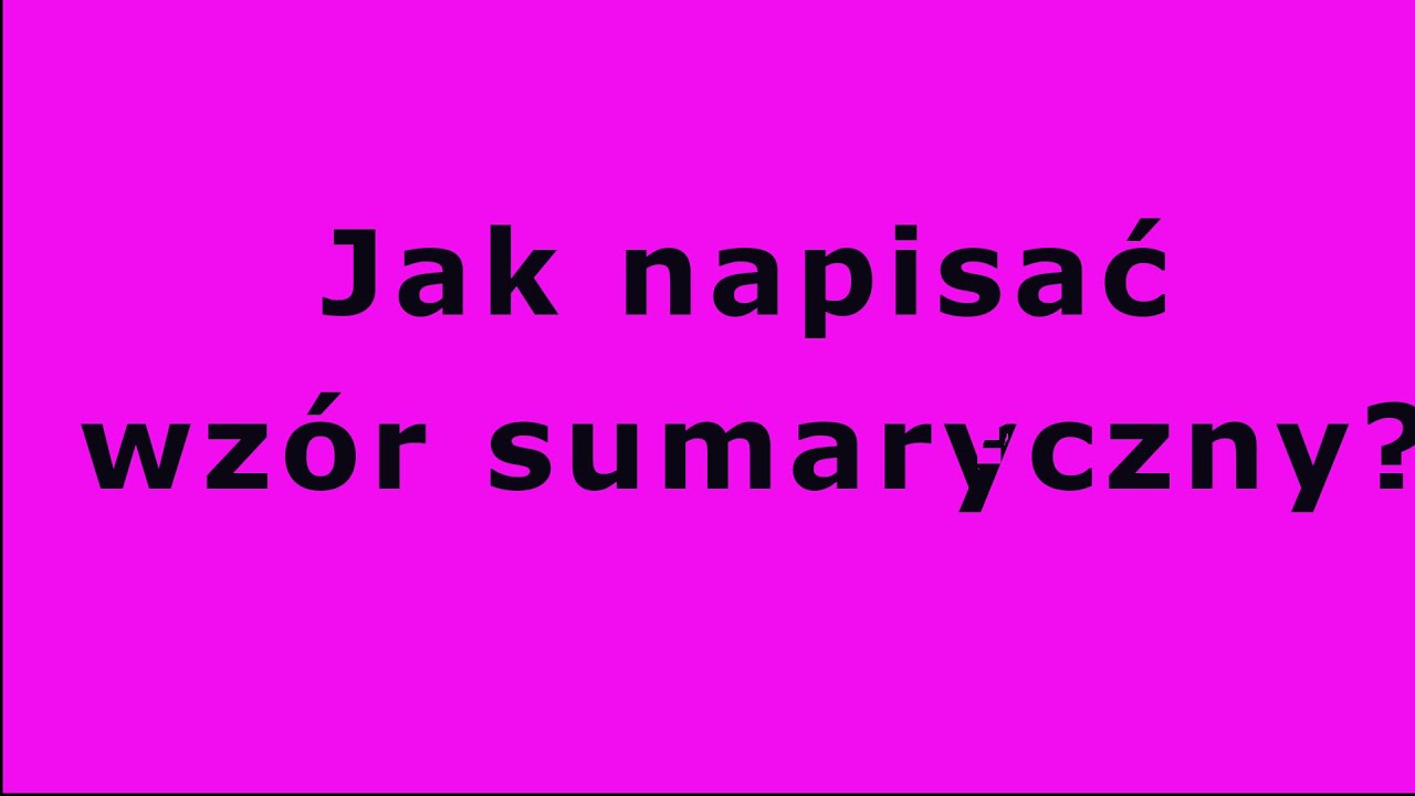 Jak napisać WZÓR SUMARYCZNY z nazwy związku chemicznego? CHEMIA #14 Jak Napisać Wzór Sumaryczny Związku Chemicznego O Podanej Nazwie