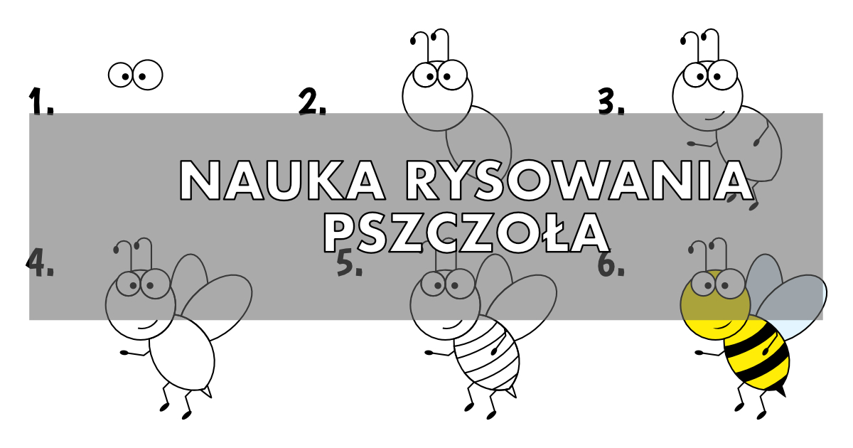 Jak Narysować Pszczołę Krok Po Kroku