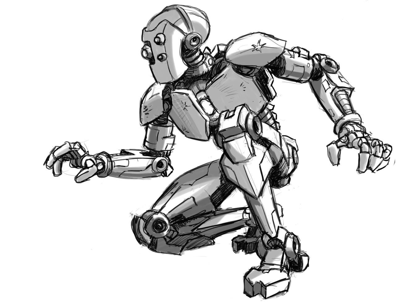 Jak narysować robota ołówkiem - łatwe instrukcje krok po kroku dla Narysuj Robota I Opisz Go Po Angielsku