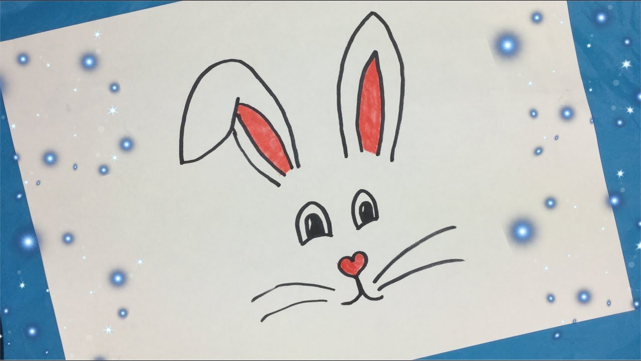 🐰 JAK NARYSOWAĆ WIELKANOC : Narysuj króliczka wielkanocnego (LATWE!) 🐰 Jak Sie Maluje Na Kartce
