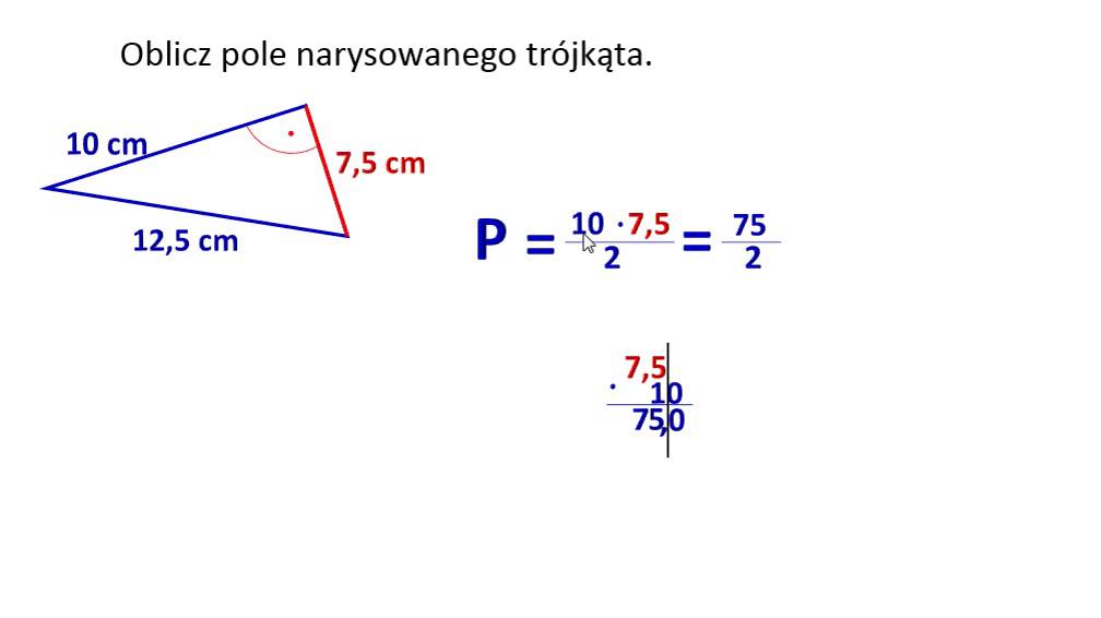 Jak Obliczyc Pole Trojkata Wzor Jak Obliczyc Pole Trojkata Prostokatnego Nie Majac Wysokosci